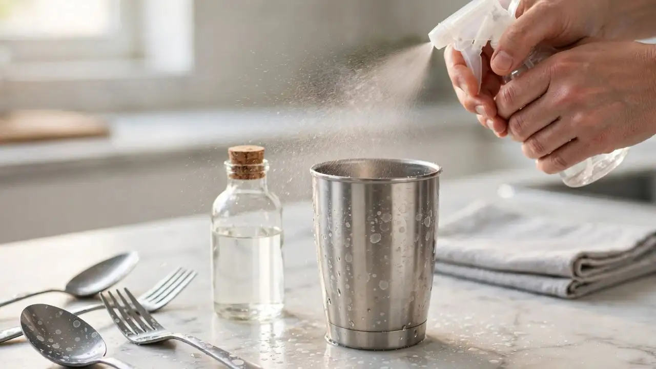 Old steel utensils can lose their shine over time
