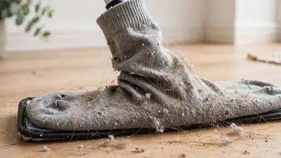 The fabric can catch loose hair and lint while lifting fine dust from the surface