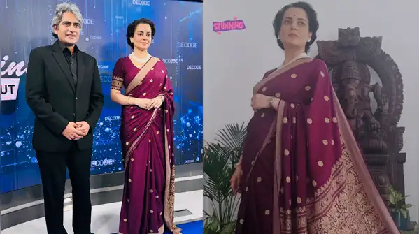 Wrapped in her very first hand-crafted Meghalayan Ahimsa silk saree, the actress traded