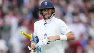 England's Joe Root leaves the pitch after losing his wicket — File Pic