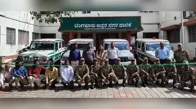 BNCC Commissioner Pommala Sunil Kumar introduces two new ‘Prahari’ vehicles to strengthen