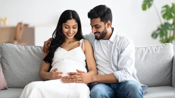 When a couple is trying for a baby, the conversation usually revolves around reducing stress