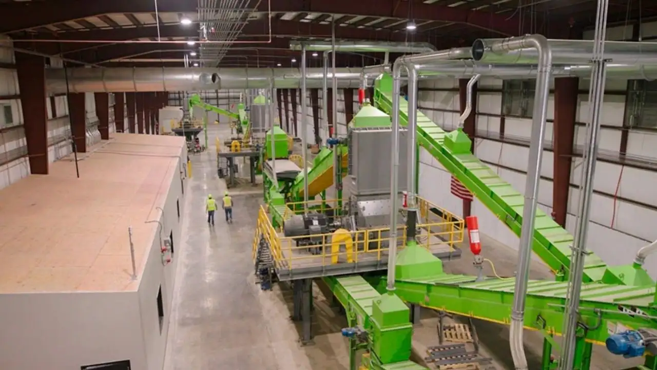 Wind turbine blades are built to survive decades and are difficult to recycle; an Iowa plant