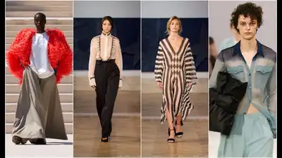 Designers are stripping weight from tailoring, experimenting with barely-there textiles