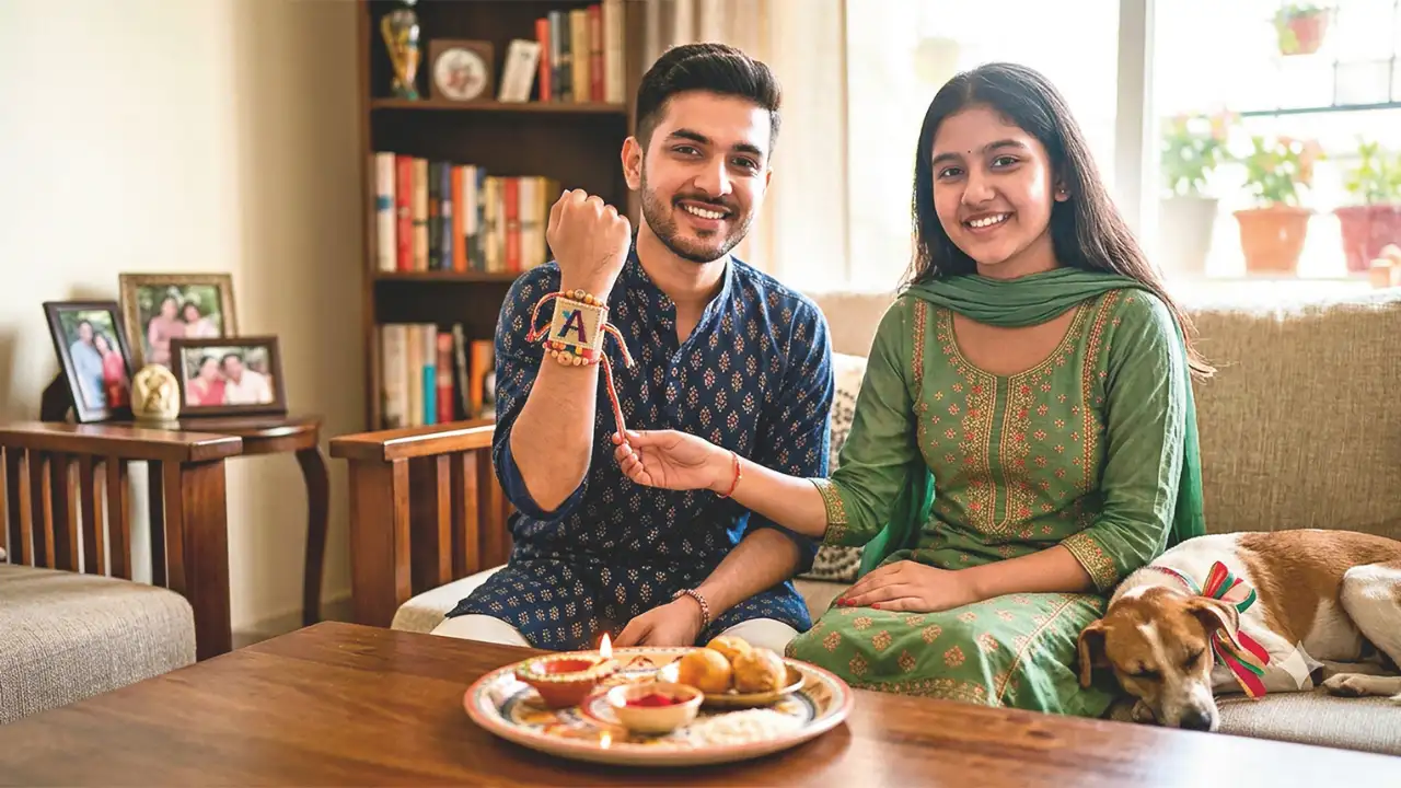 This Raksha Bandhan, while traditional and familiar designs such as the blue evil-eye rakhi