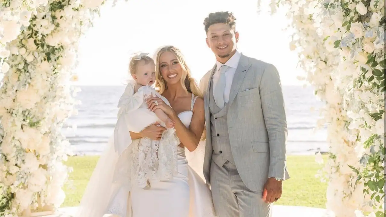 Brittany’s wedding Instagram post also revealed the creative team behind the custom look
