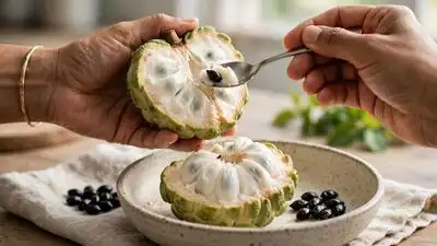 Here are some easy ways to remove sitaphal seeds while keeping as much of the creamy fruit as