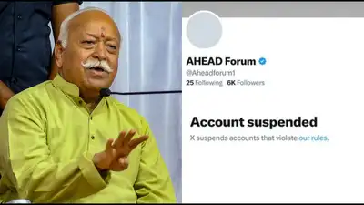RSS chief Mohan Bhagwat’s event organiser’s X account has been suspended two days