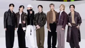 During the soundcheck for their second concert on August 28, all seven BTS members reportedly
