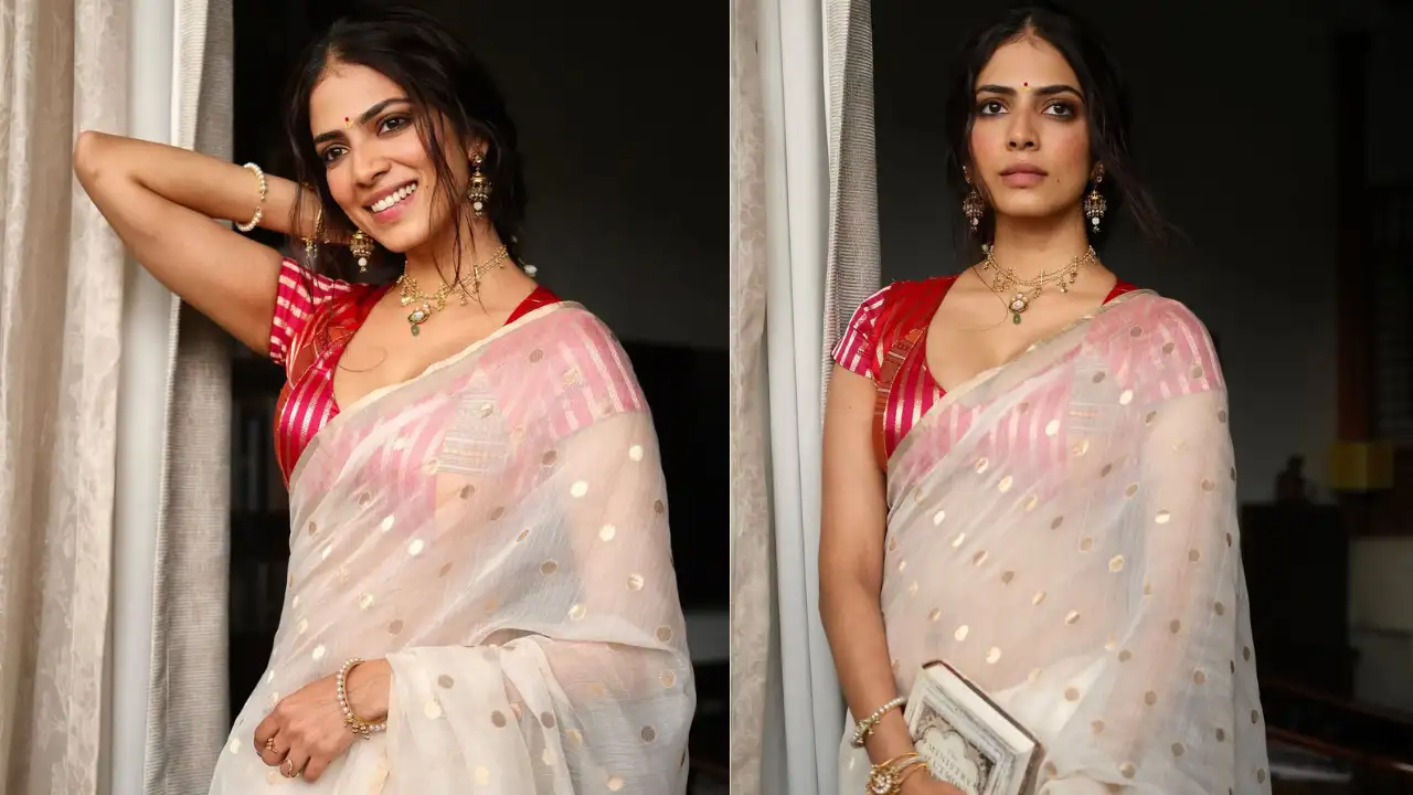 Malavika Mohanan is officially in the saree-siren phase of her life, and the drama this time is