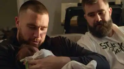 Travis Kelce discusses parenting with Jason Kelce on 'New Heights' just two months