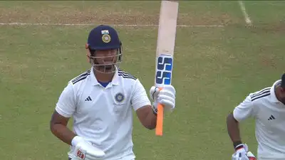 Central Zone 266 & 45/3 in 20 overs (Mukesh Kumar 2-14) vs East Zone 266 all out in 57 overs