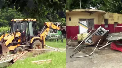 Among the structures demolished were the stables, bookmakers’ ring, winning post, photofinish