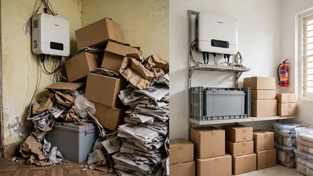 Here are a few things you should never place near an inverter