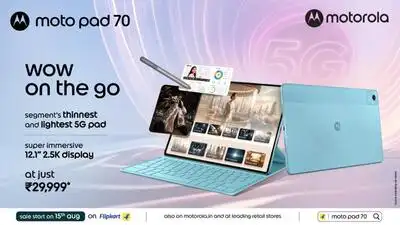 Motorola has announced the launch of the Moto Pad 70, touted as: The wider industry impact