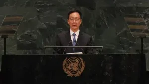 Chinese Vice President Han Zheng indirectly asked the United States to respect the sovereignty