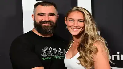 Jason and Kylie Kelce are worth an estimated $61 million together, based on 2026 figures