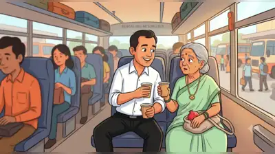 We are yet to find out how the woman, who was sitting on the bus, was found on a chair