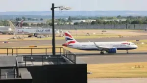 Nearly 300 flights were cancelled across the UK on Tuesday after a technical problem in the air
