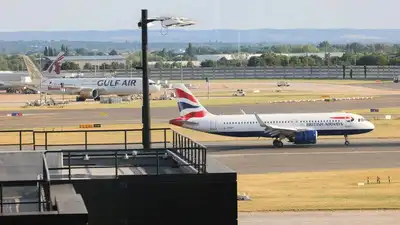 Nearly 300 flights were cancelled across the UK on Tuesday after a technical problem in the air