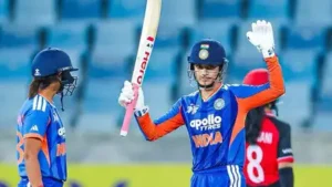 Mithali, who retired from international cricket in 2022, had held the record outright with 93