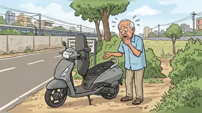 When he returned to his scooter a few minutes later, he found the storage box open and the Rs 1