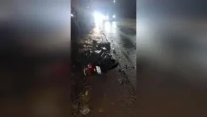 A 46-year-old man died after his scooter was hit by a speeding bus near Polanahalli Gate