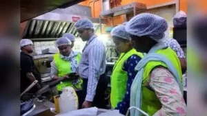 KMC team visited the South City food court for inspection