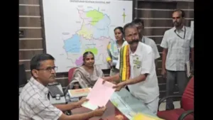 Sathyabhama, who contested on behalf of AIADMK, won the election from Dharapuram constituency