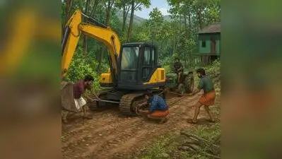 Idukki : Police arrested four persons for allegedly stealing an excavator worth Rs 20 lakh that