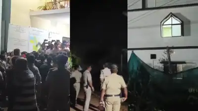 Stones were allegedly thrown at a mosque in Bhatkal during a Ganesh idol immersion procession