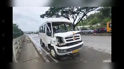 A 26-year-old man died and six others were injured after a Tempo Traveller rammed