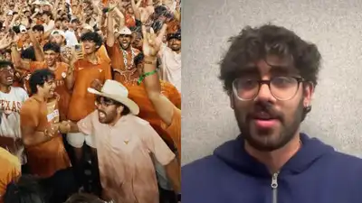 Dhairya Gupta and Rahul Kodali were cheering when the Longhorns secured a victory over the Ohio