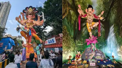 Mumbai’s Kamathipura has 45 Ganesh mandals, many decades old, spread across 16 lanes In pic