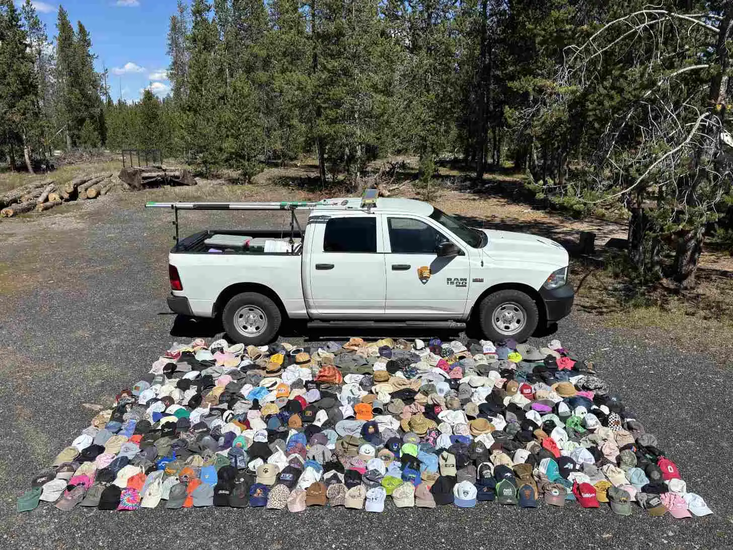 Yellowstone’s geology team has removed more than 20,100 pieces of trash from geothermal areas