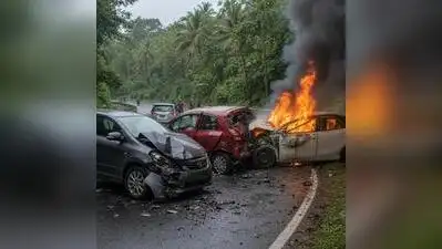 A car went up in flames following a multi-vehicle pile-up at Potta: The wider industry impact