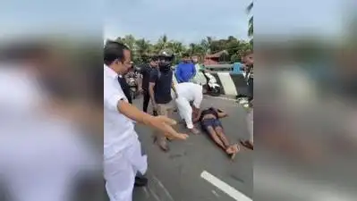 Chief minister V D Satheesan helps accident victim reach hospital in pilot vehicle