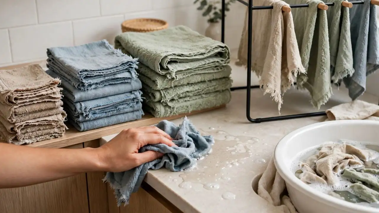 There are many simple ways to reuse old towels around the home instead of throwing them away