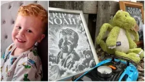 Noah Woods’ father Rhys paid tribute to his three-year-old son after his body was found