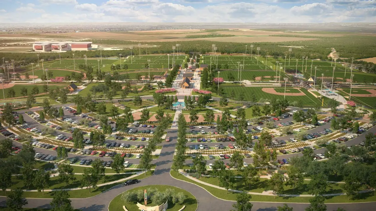Norris Design reports that the project began with the family donating its 153-acre ranch