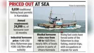 Aswath, president of Karavali Mula Meenugarara Sanghatane, said high fuel costs had forced some