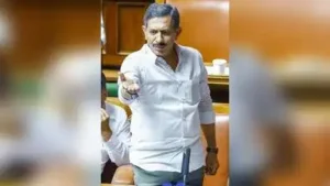 Municipal administration minister Balakrishna asked Kumaraswamy to explain how his brother