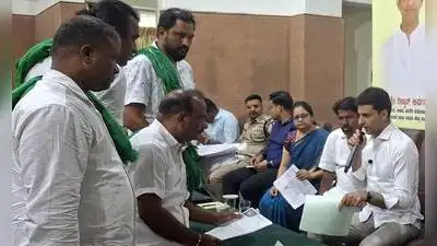 Udupi district minister Rizwan Arshad at the taluk-level Prajaseva Abhiyan campaign in Udupi