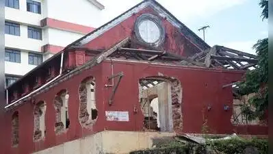 Demolition begins at Mangaluru’s district court building, one of the city’s oldest public