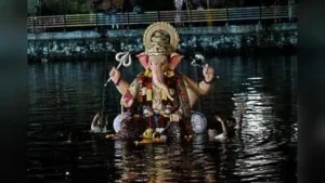 The idols comprised 8,125 household and 448 public Ganesh idols