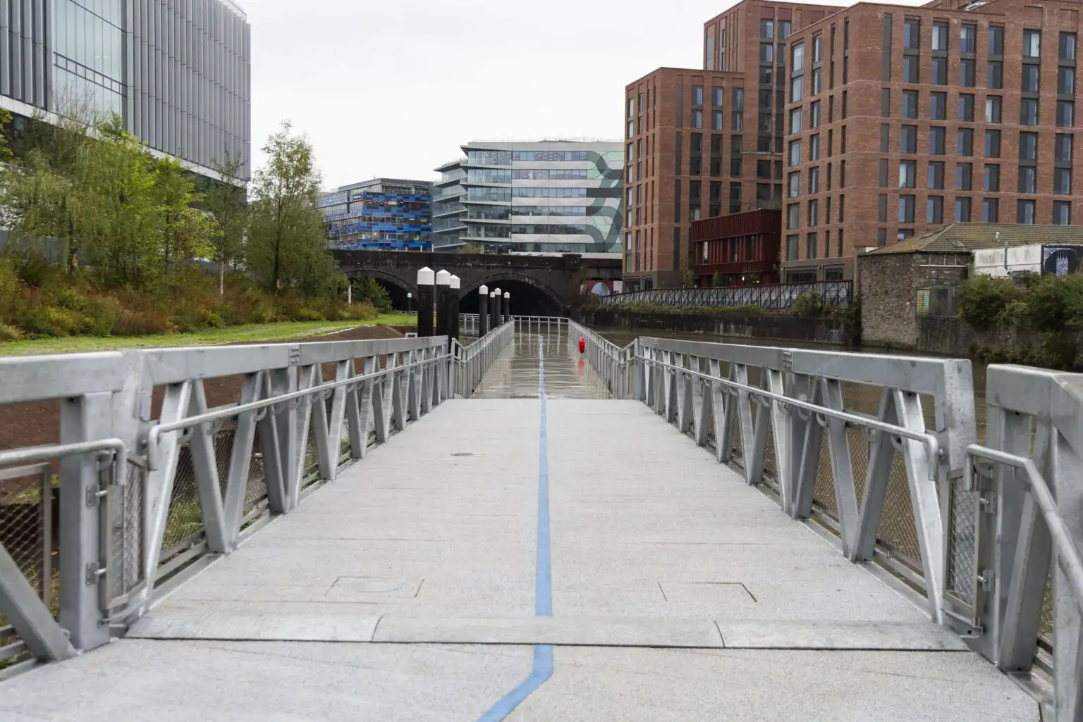 (Photo: SWNS) Instead of leading concert-goers directly to an arena, the walkway now links