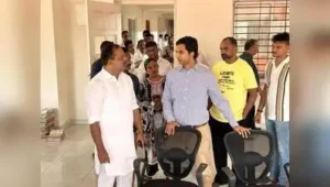 Minister UT Khader at Praja Soudha, Padil, Sunday