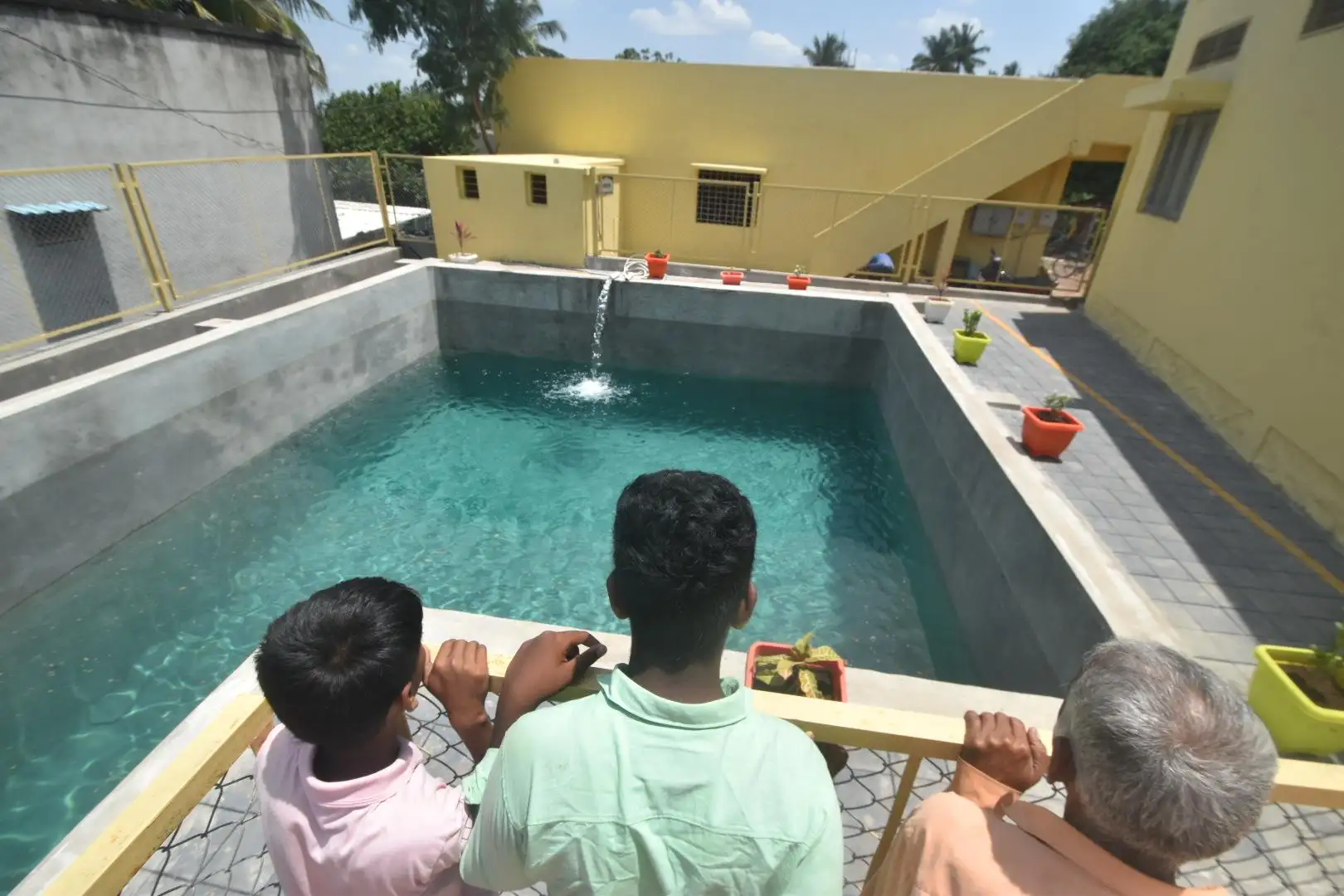 As the truck carrying Mahadevi, the beloved elephant of the local Jain math, rolled