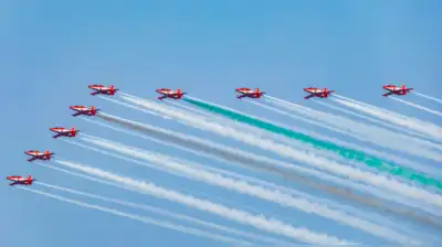 IAF's Suryakiran makes maiden aerial display over Meerut