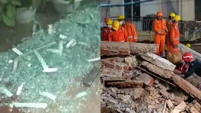 MCD Civic Centre vandalised during ABVP protest — Delhi building collapse
